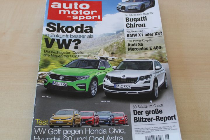 Deckblatt Auto Motor und Sport (08/2017)
